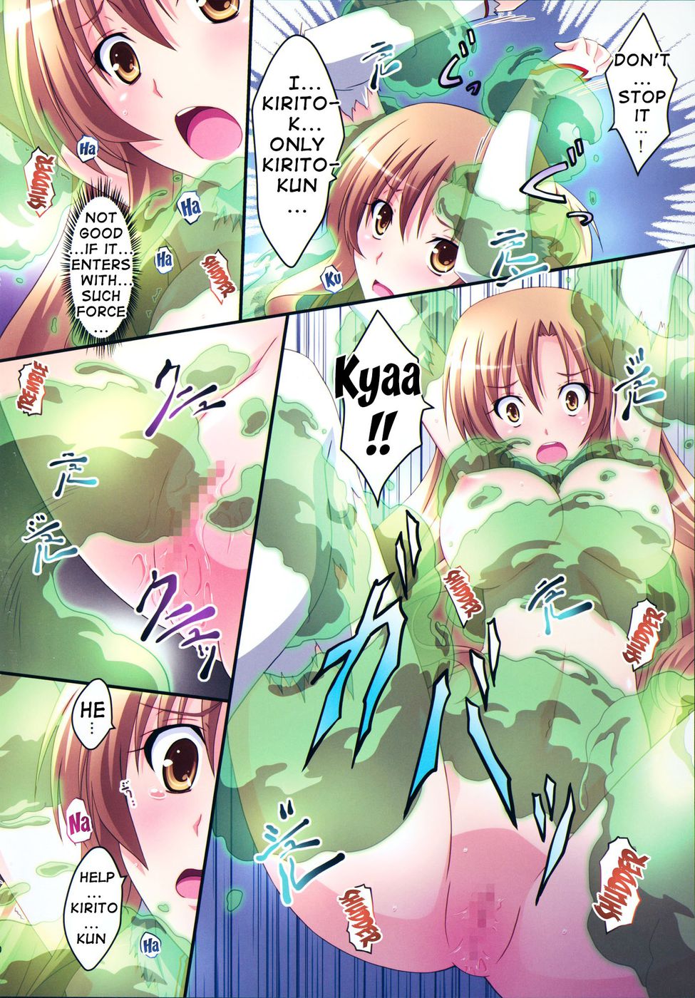 Hentai Manga Comic-Asuna! Close Call-Read-9